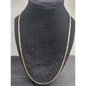 24 inch Miami Cuban Link 14k Gold-Plated over brass 3.5mm chain Necklace